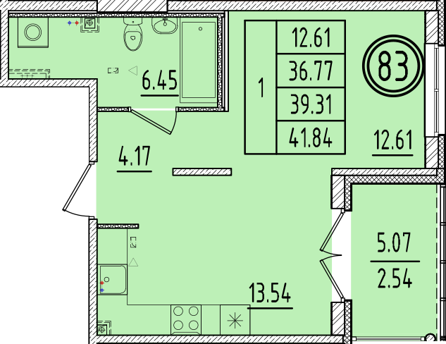 ОК 6.4. корпус 2 квартира 83