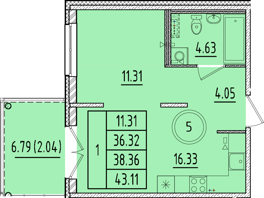 ОК 17 корпус 3 квартира 5