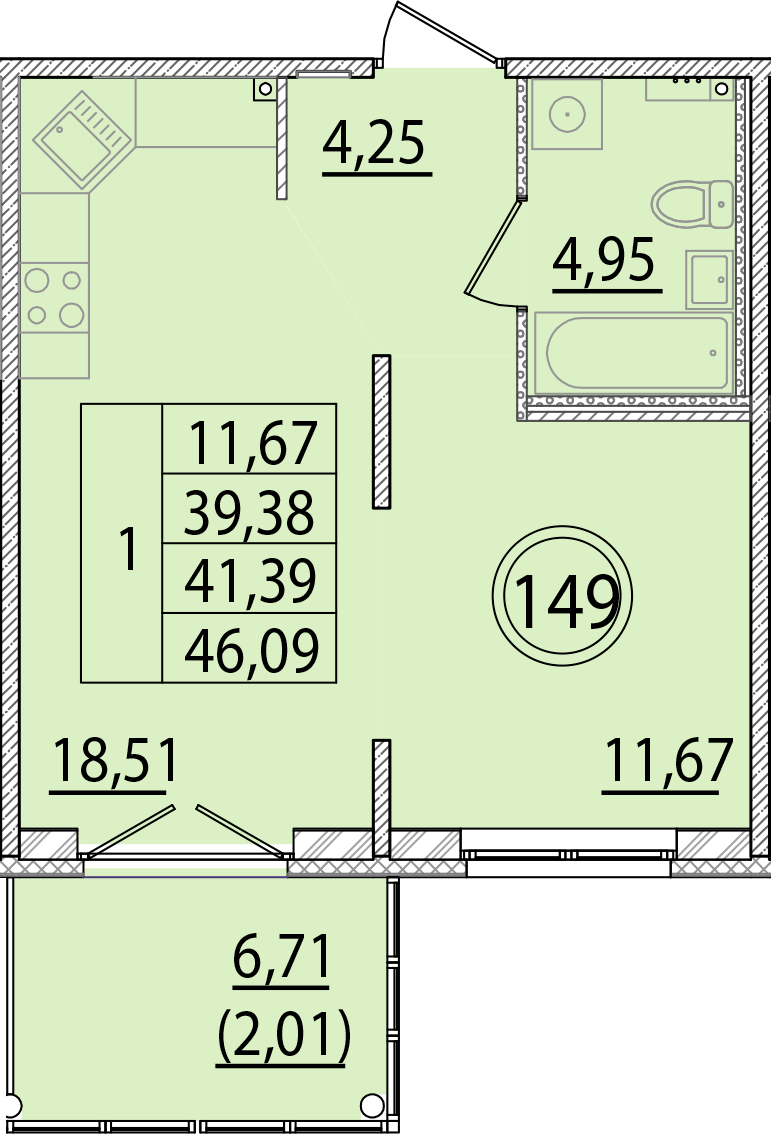 ОК 15 корпус 2 квартира 149