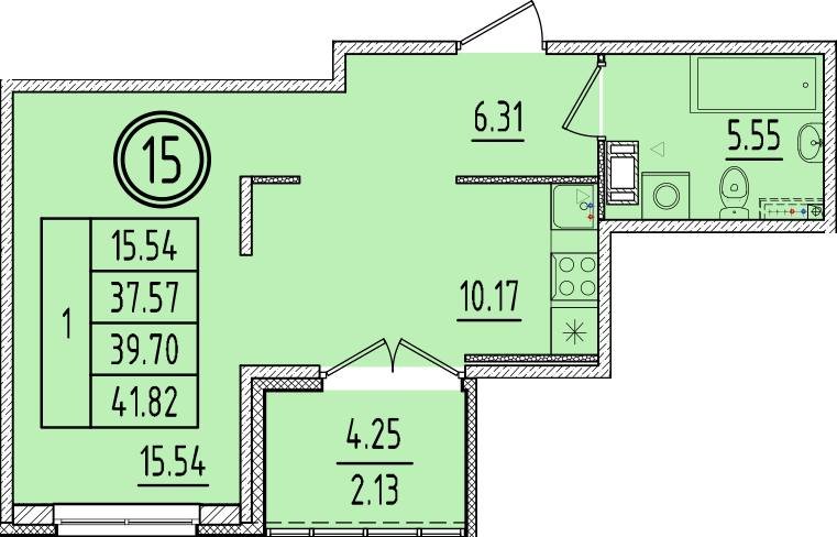 ОК 6.4. корпус 2 квартира 15