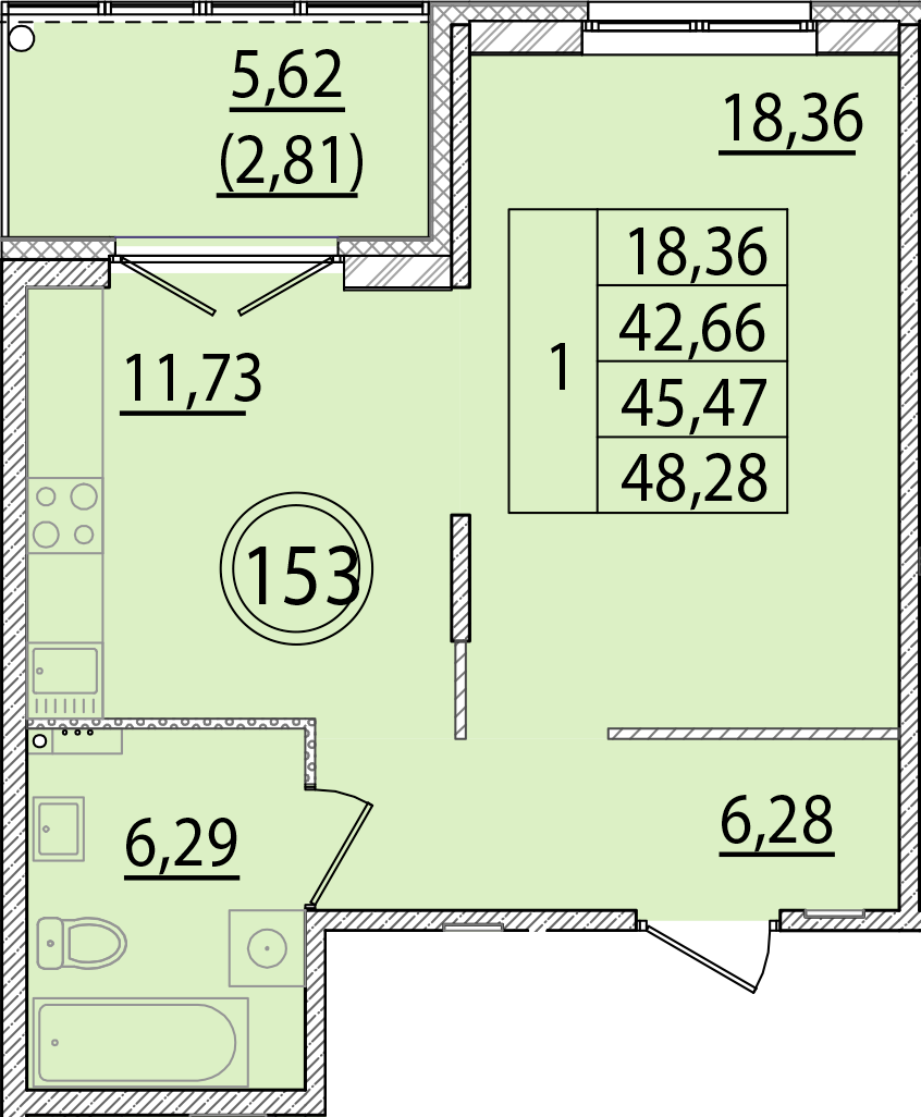 ОК 15 корпус 2 квартира 153