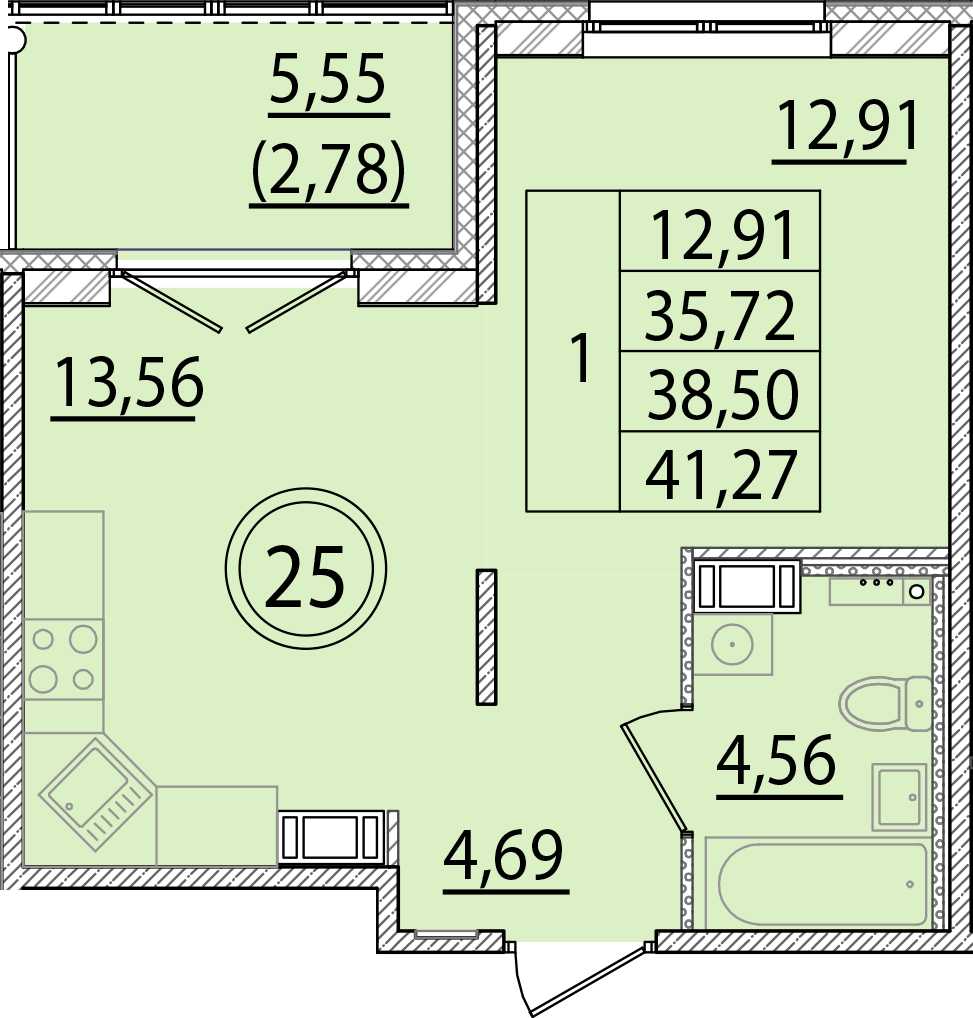 ОК 15 корпус 2 квартира 25