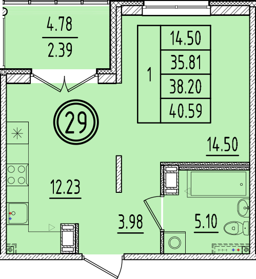 ОК 6.4. корпус 2 квартира 29