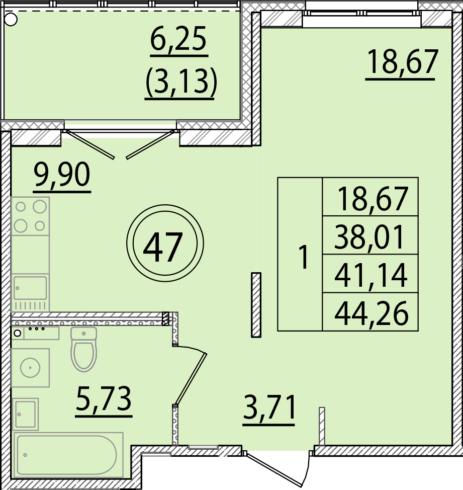 ОК 15 корпус 2 квартира 47