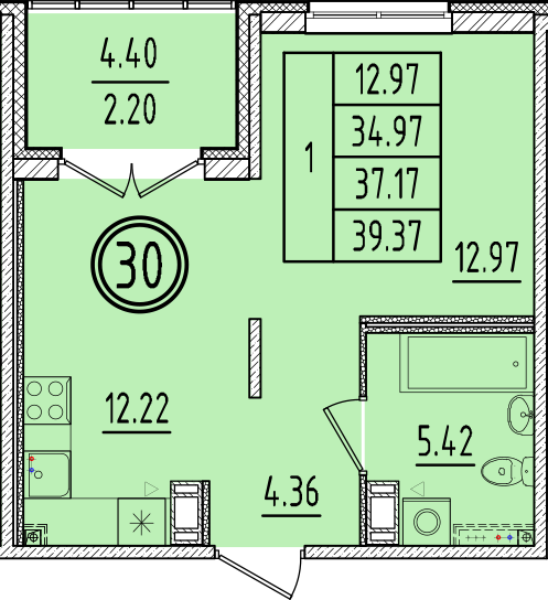 ОК 6.4. корпус 2 квартира 30