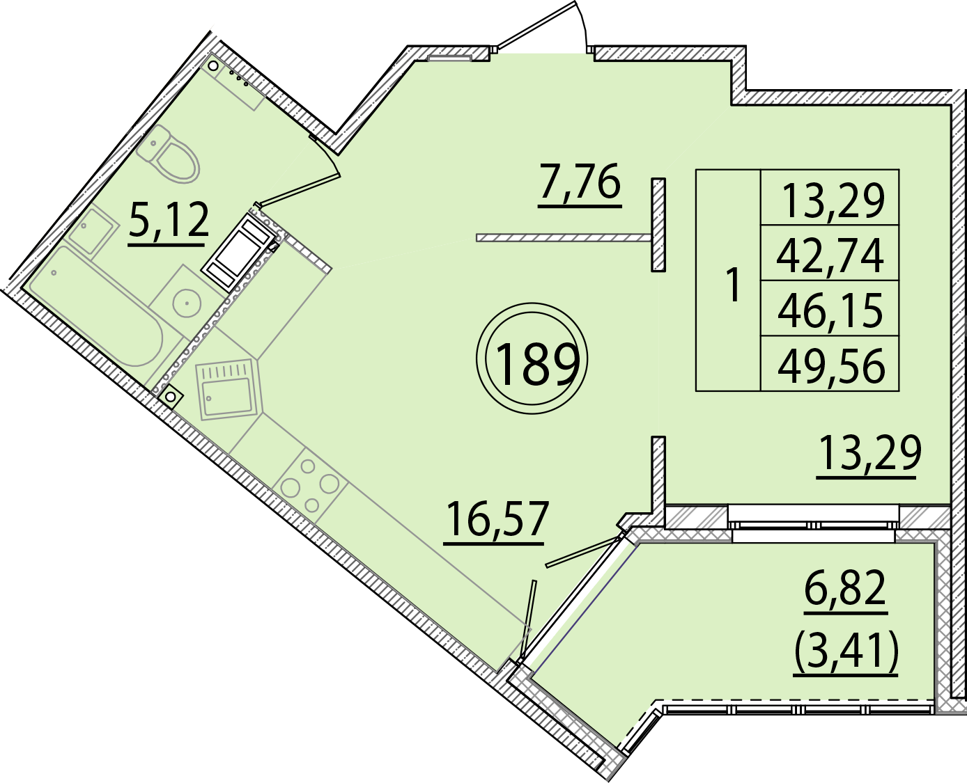 ОК 15 корпус 2 квартира 189