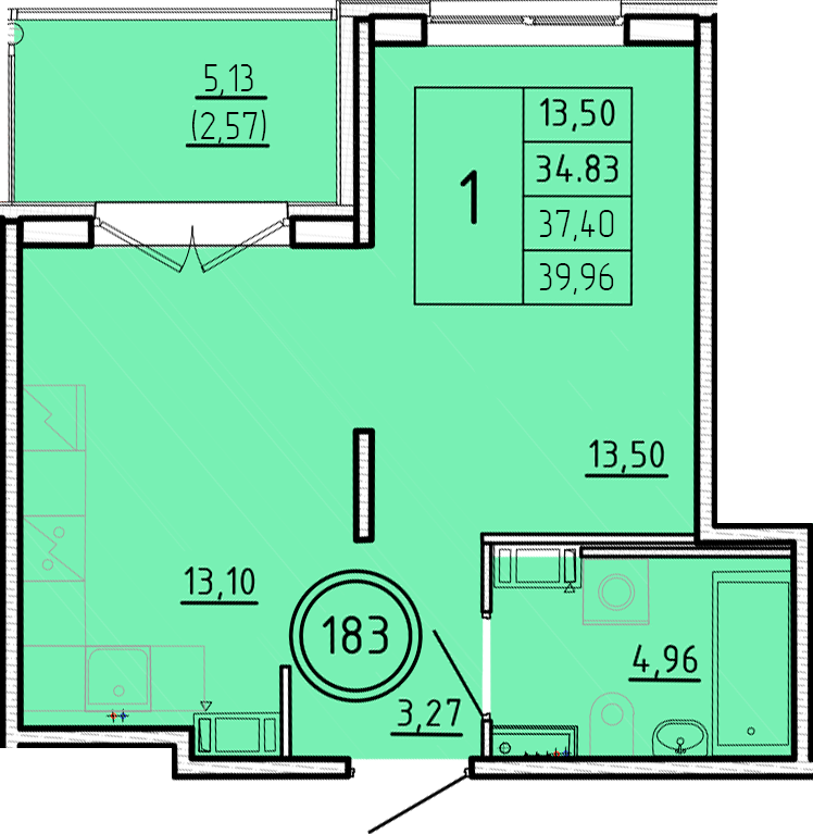ОК 16 корпус 2 квартира 183