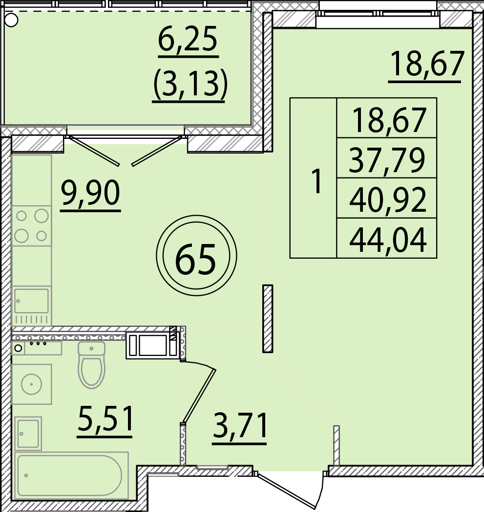 ОК 15 корпус 2 квартира 65