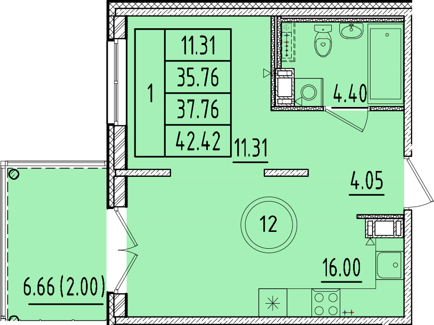 ОК 17 корпус 3 квартира 12