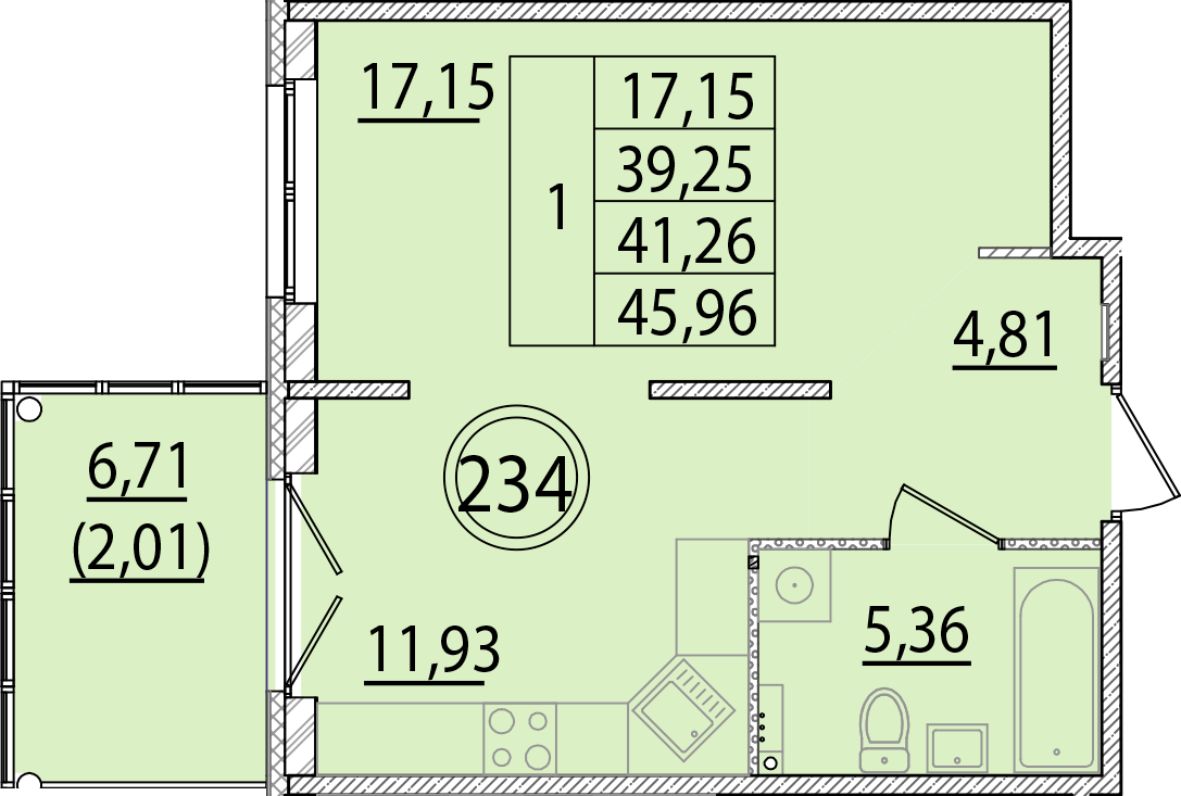 ОК 15 корпус 2 квартира 234