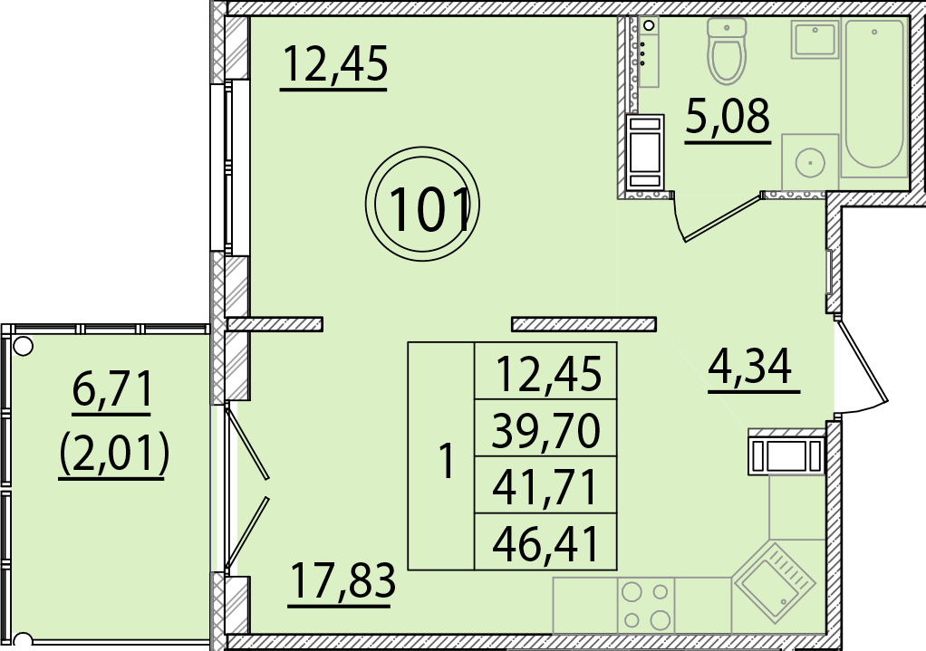 ОК 15 корпус 2 квартира 101