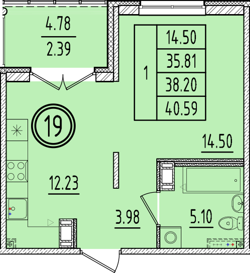 ОК 6.4. корпус 2 квартира 19