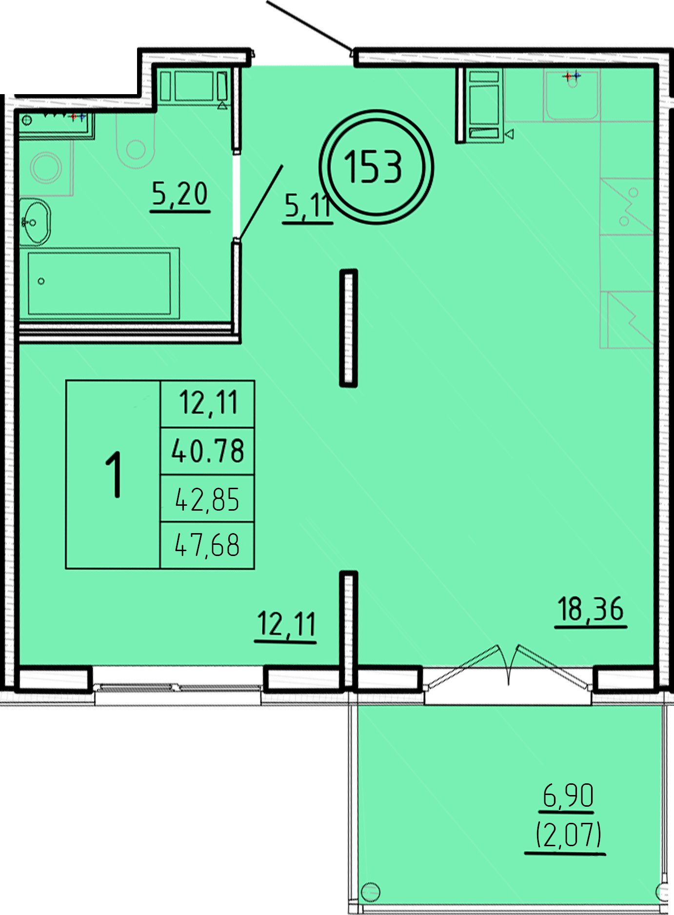 ОК 16 корпус 2 квартира 153