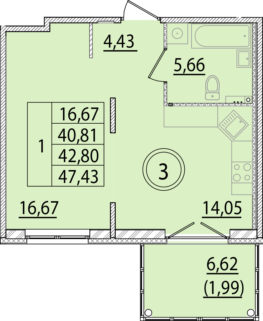 ОК 15 корпус 2 квартира 3