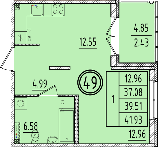 ОК 6.4. корпус 2 квартира 49