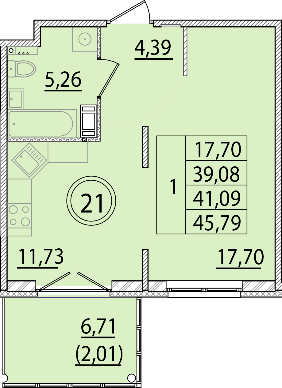 ОК 15 корпус 2 квартира 21