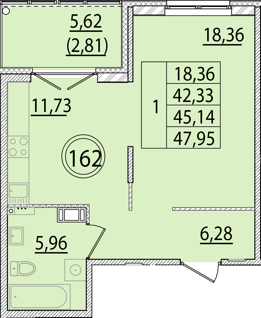 ОК 15 корпус 2 квартира 162