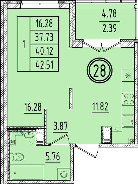 ОК 6.4. корпус 2 квартира 28