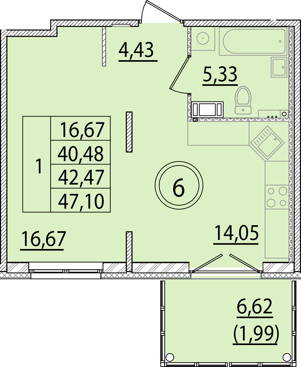 ОК 15 корпус 2 квартира 6