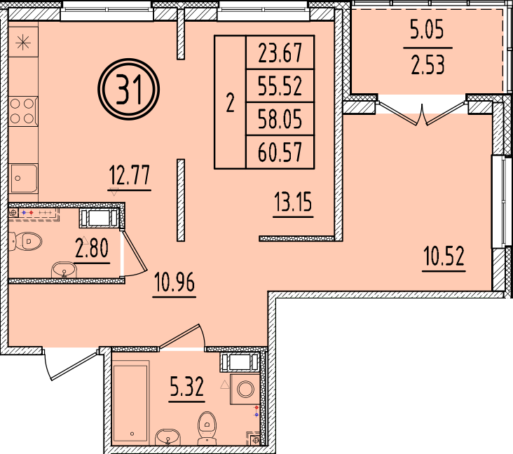 ОК 6.4. корпус 2 квартира 31