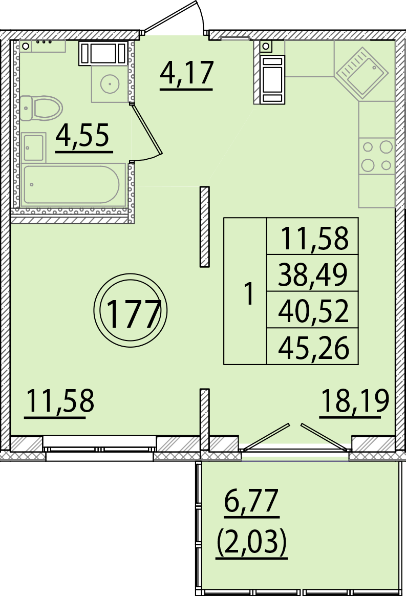 ОК 15 корпус 2 квартира 177