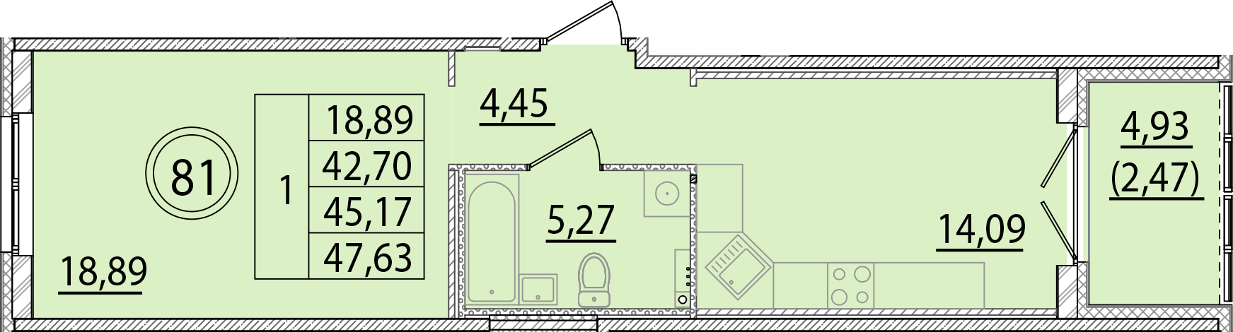 ОК 15 корпус 2 квартира 81