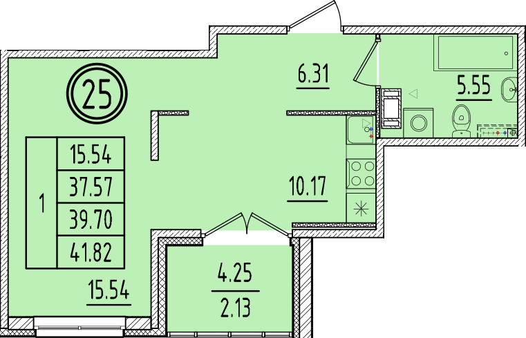 ОК 6.4. корпус 2 квартира 25