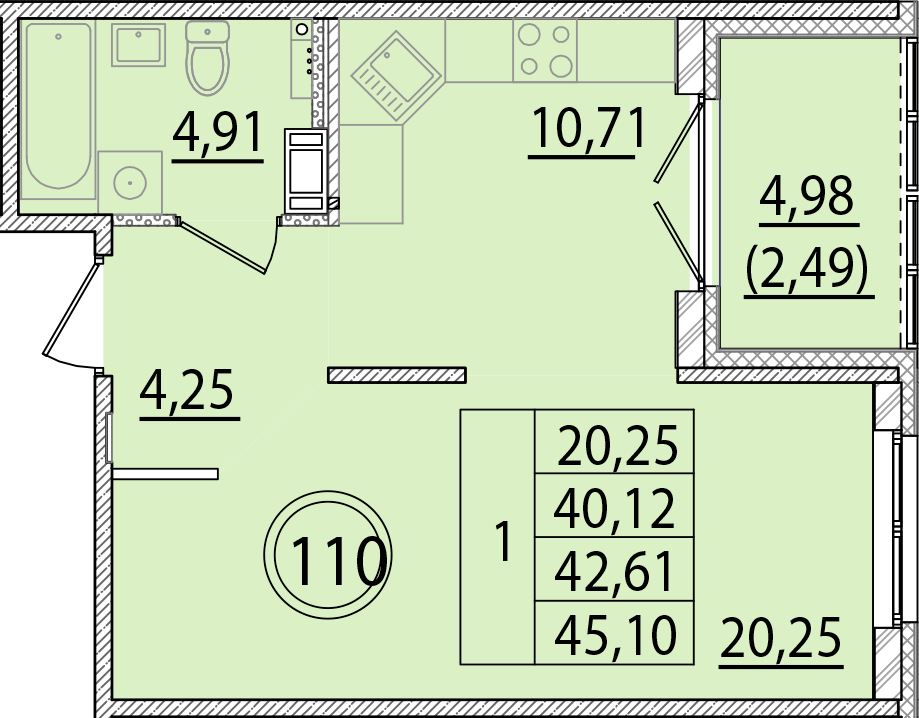 ОК 15 корпус 2 квартира 110