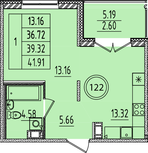 ОК 14 корпус 3 квартира 122
