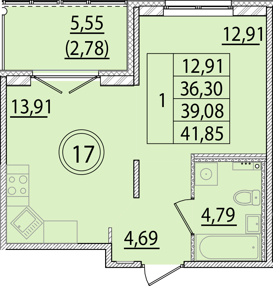 ОК 15 корпус 2 квартира 17