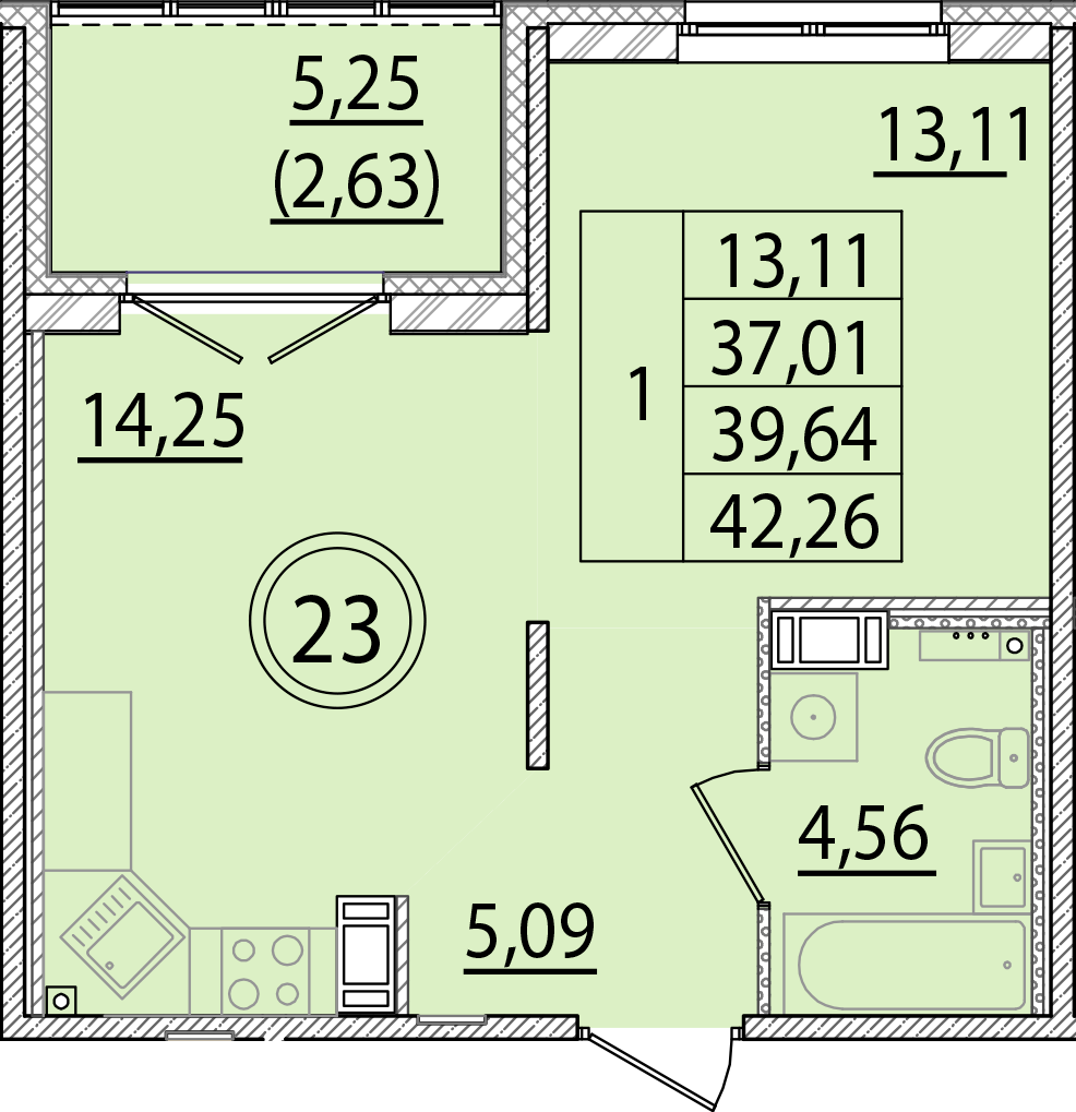 ОК 15 корпус 2 квартира 23