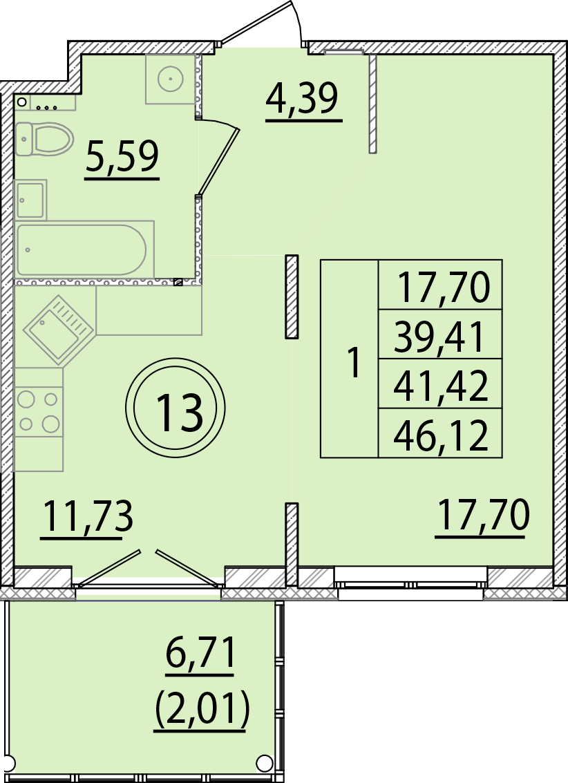 ОК 15 корпус 2 квартира 13