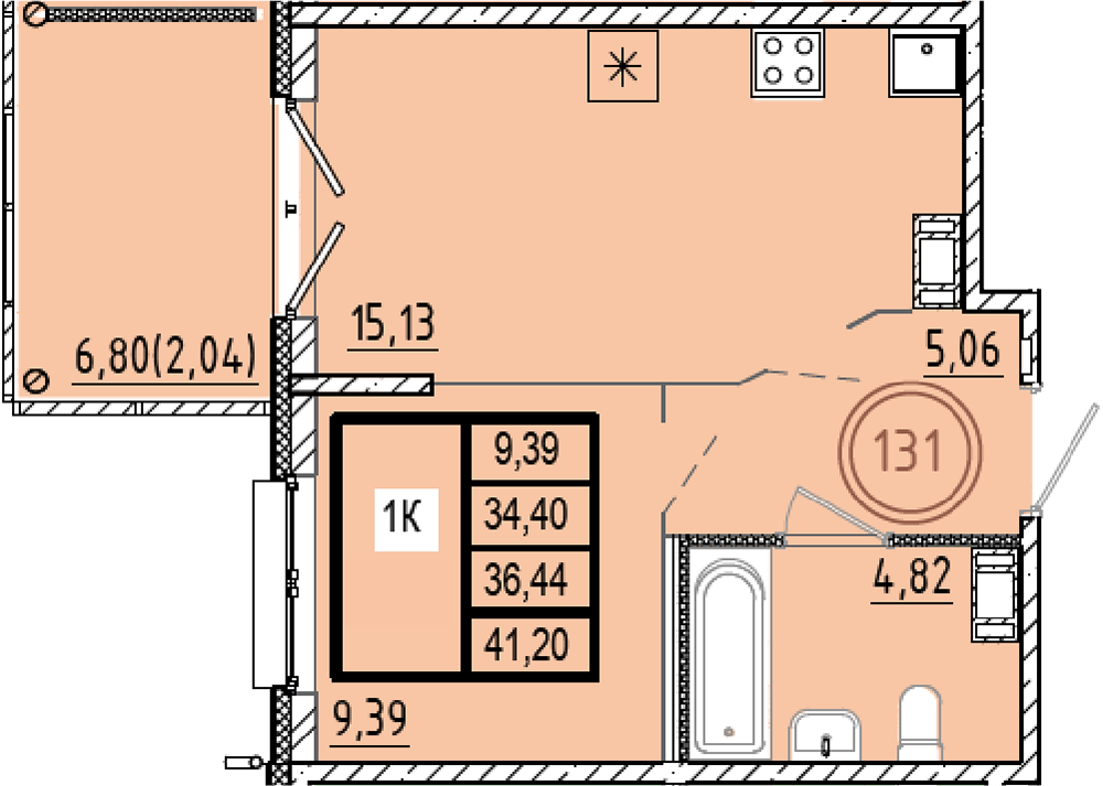 ОК 9.1 корпус 3 квартира 131