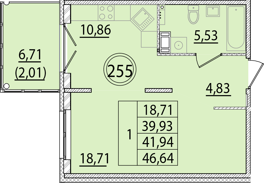 ОК 15 корпус 2 квартира 255