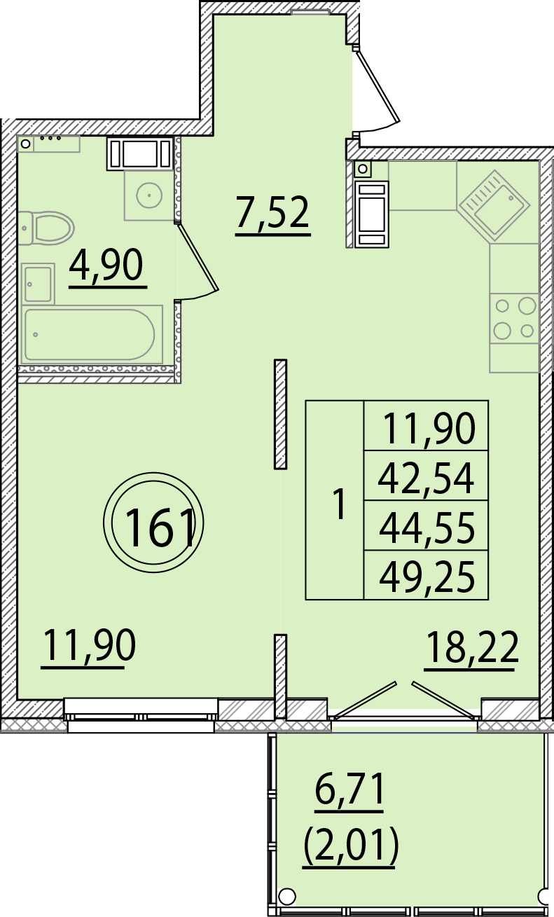 ОК 15 корпус 2 квартира 161