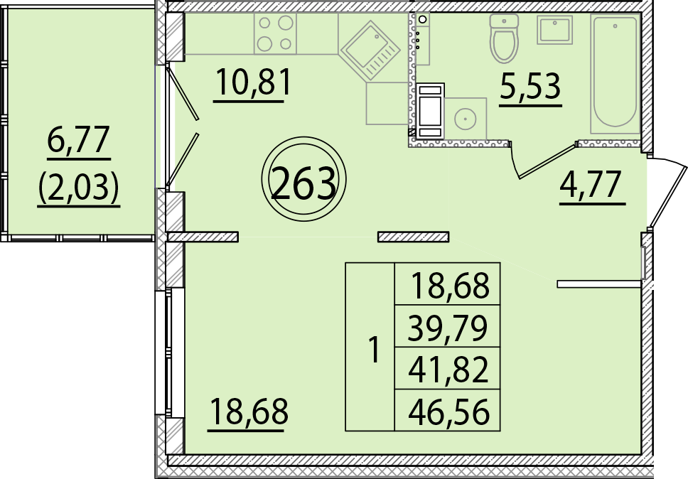 ОК 15 корпус 2 квартира 263