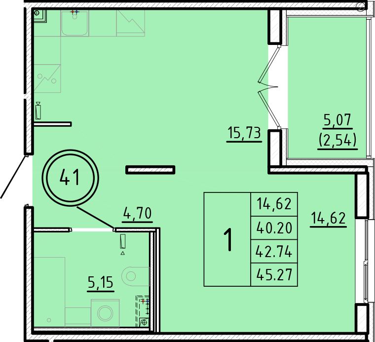 ОК 16 корпус 3 квартира 41
