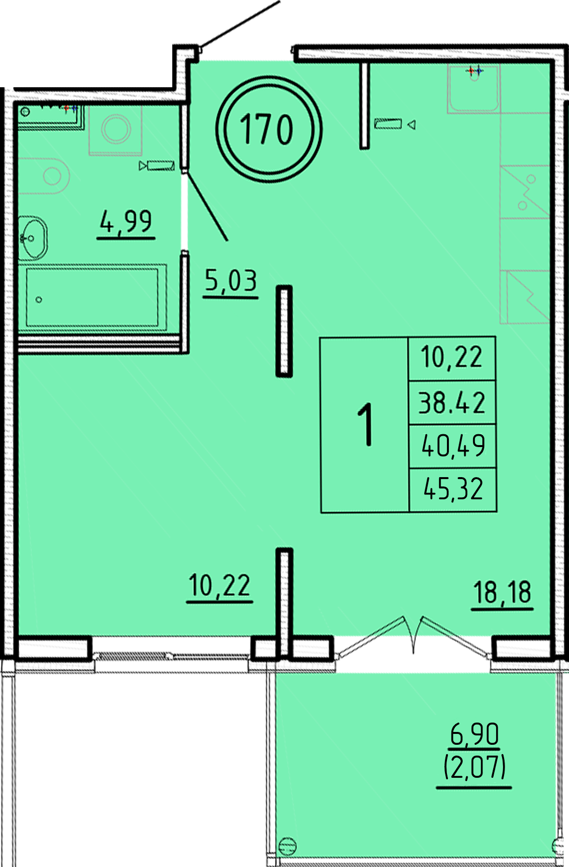 ОК 16 корпус 2 квартира 170