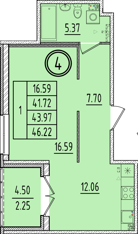 ОК 6.4. корпус 2 квартира 4