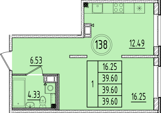 ОК 6.4. корпус 1 квартира 138