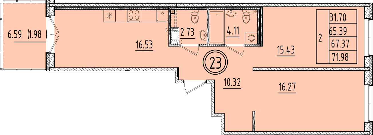 ОК 6.4. корпус 1 квартира 23