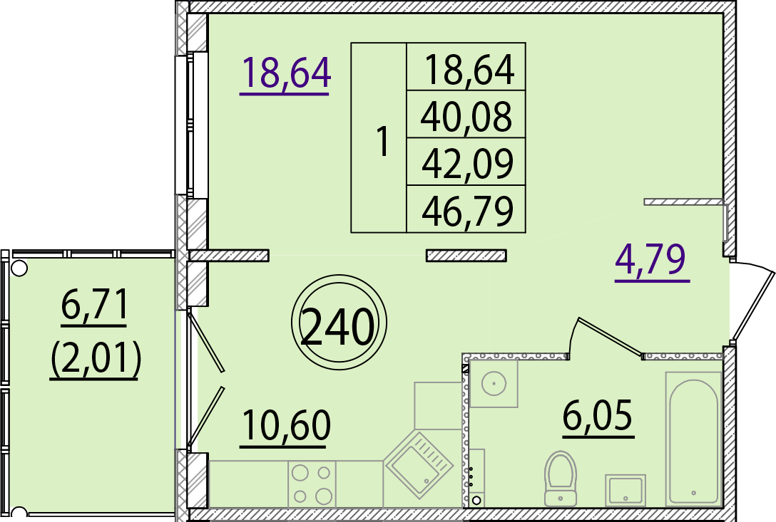 ОК 15 корпус 2 квартира 240